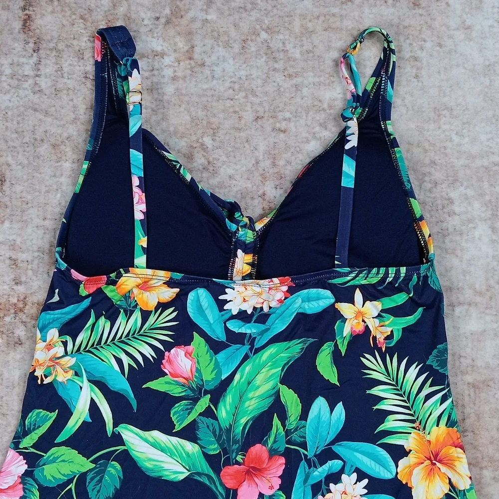 Tommy Bahama Tropi Calling New Printed Dress Womens Medium - Picture 4 of 8